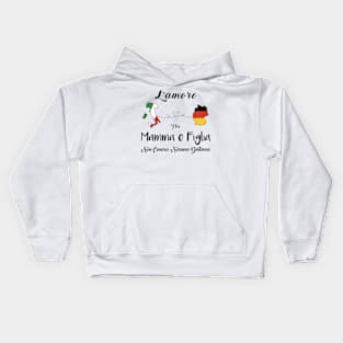 mamma e figlia italia Kids Hoodie